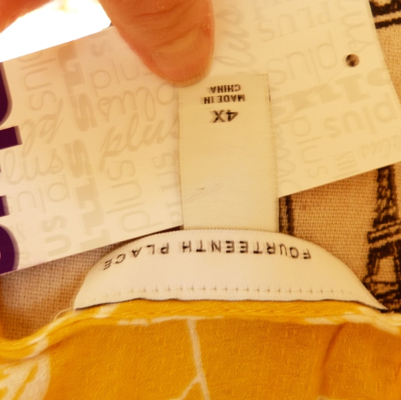 NWT Silky Soft Yellow Sleeveless Top / Tunic - Picture 10 of 10